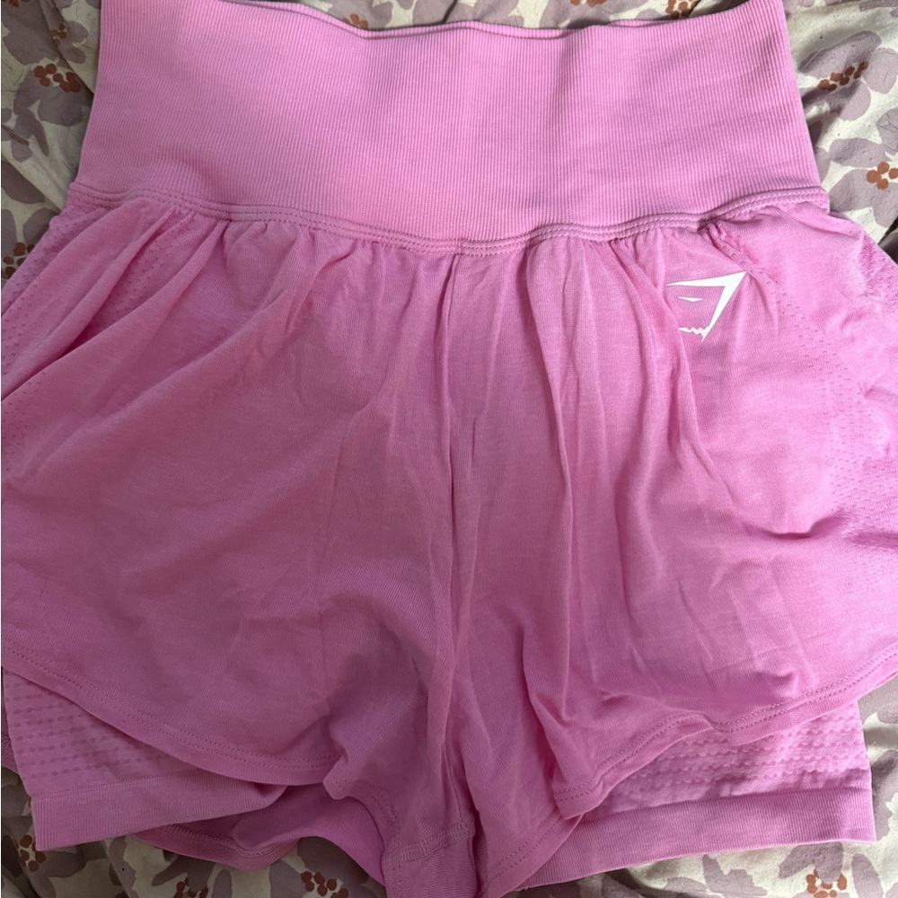 GYMSHARK Pink Athletic Shorts